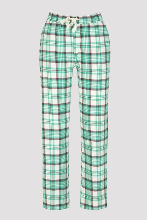 Green Checked Pants