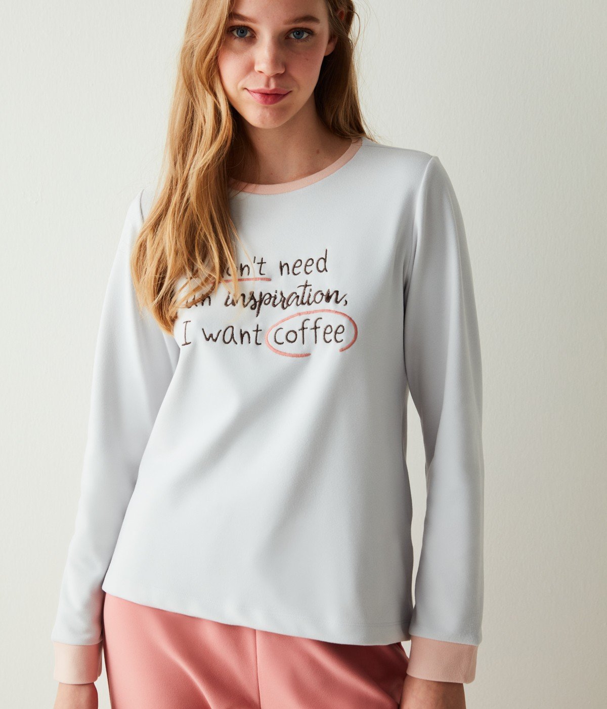 Sweatshirt I Want Coffee Polar