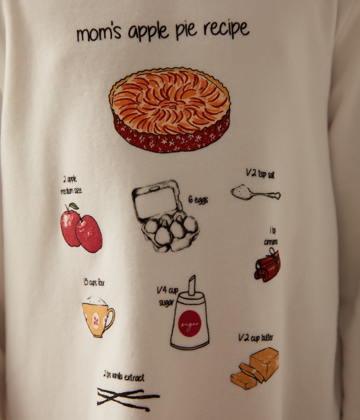 Set Pijama Fetițe Apple Pie Termal