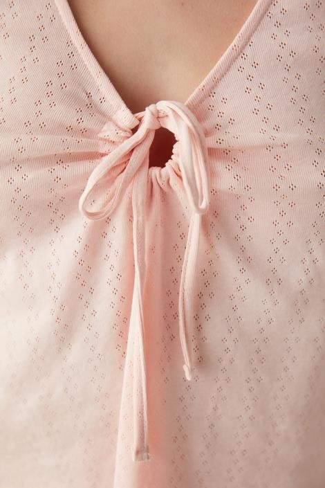 Flora Pink Pointel Pyjama Tops