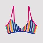 Set Bikini Fete Colorful Stripe