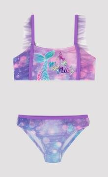 Girls Mermaid Bandeau Bikini Set
