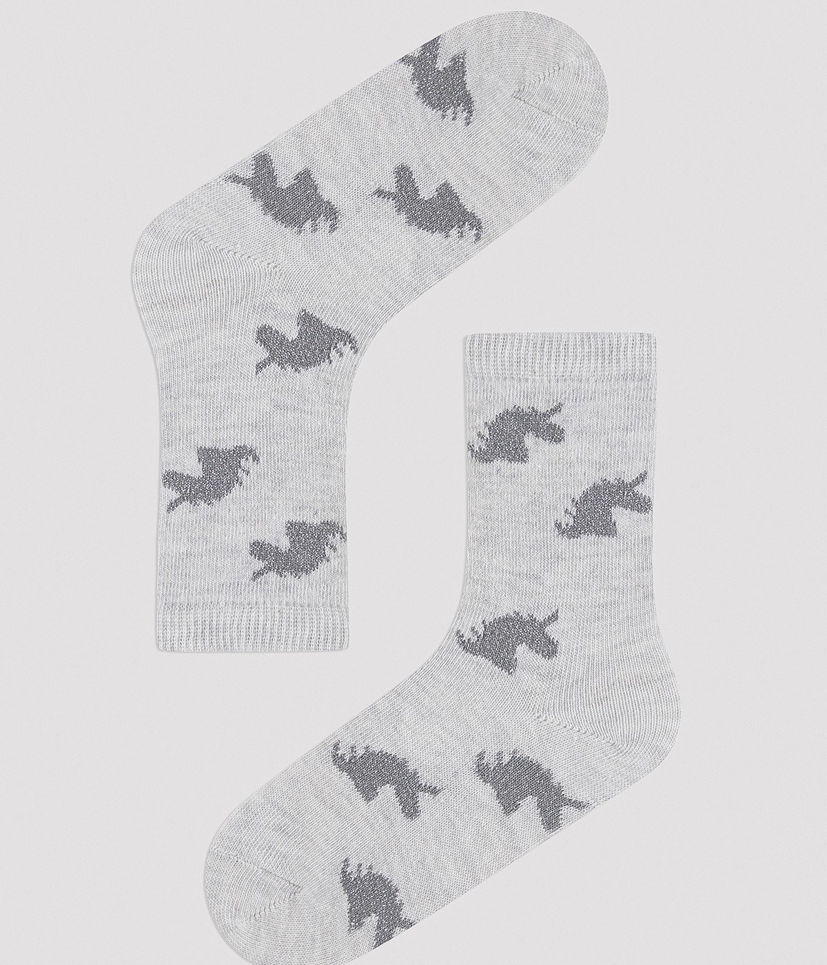Girl Shiny Detailed Dark Unicorn 3 Pack Socket