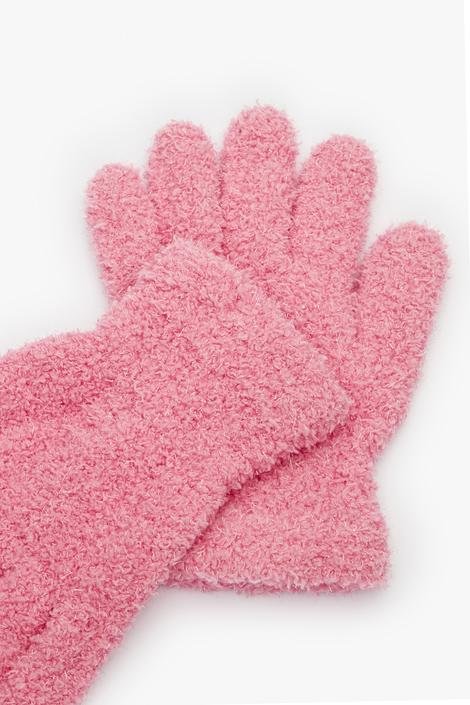 Girls Lilac Softy Gloves