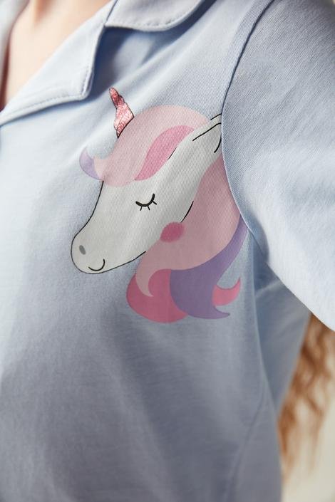 Girls Unicorn LS Pyjama Set
