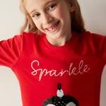Girls Sequin Sparkle PJ Set