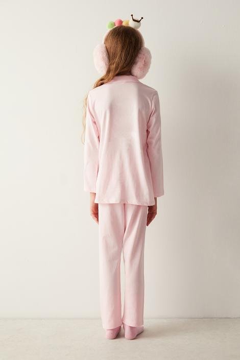 Girls Warm Hug FF LS Pyjama Set