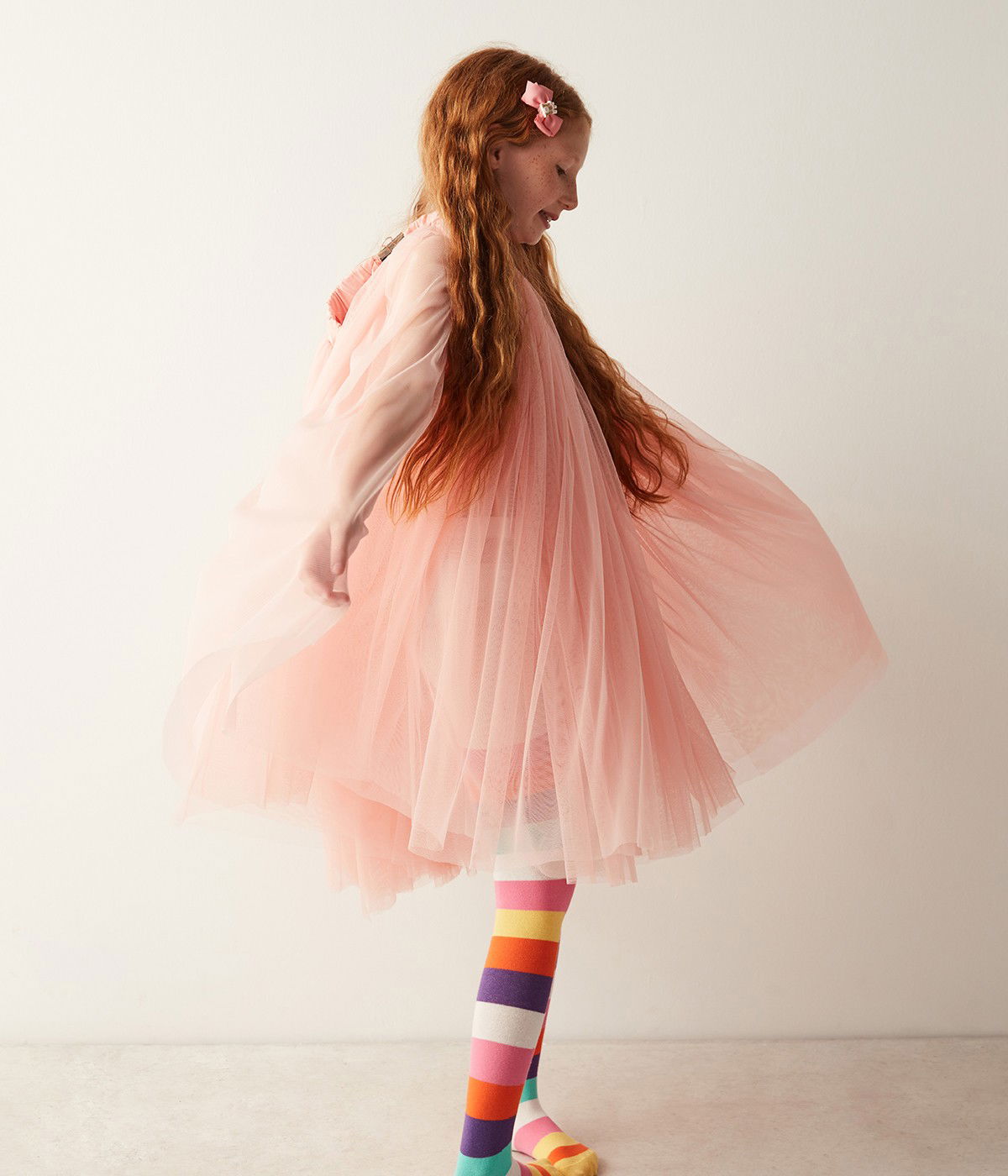 Multicoloured Stripe Pantyhose