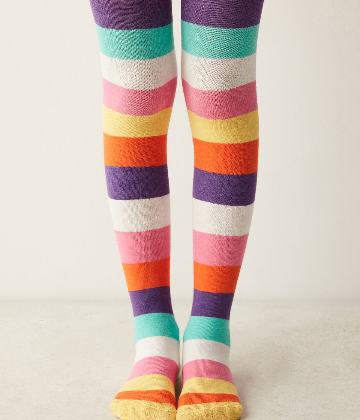 Multicoloured Stripe Pantyhose