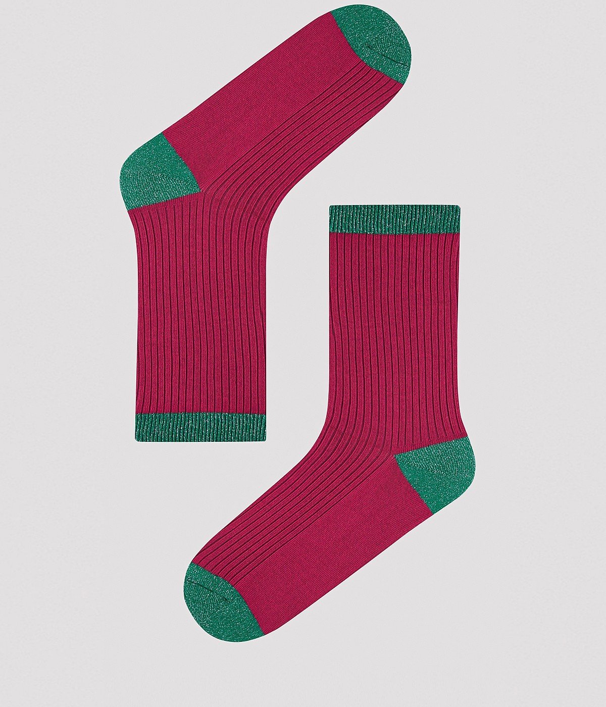Multi Colour Shiny 3in1 Socket Socks
