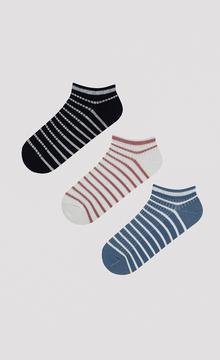 Softy Colorful Line 3in1 Liner Socks