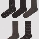 Man Dotted 5in1 Socks