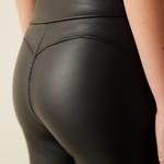 Leather Look Push Up Thermal Legging