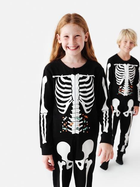 Set Pijama Unisex Young Skeleton
