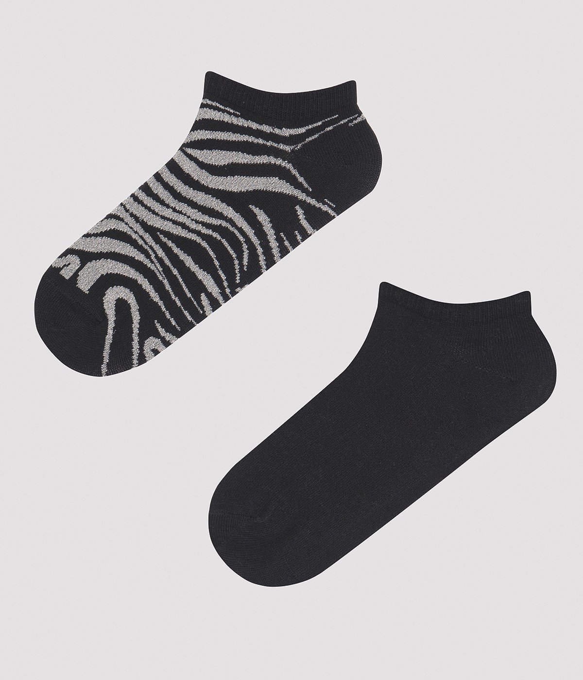 Zebra 2in1 Liner Socks
