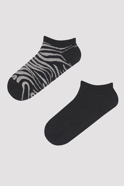 Zebra 2in1 Liner Socks