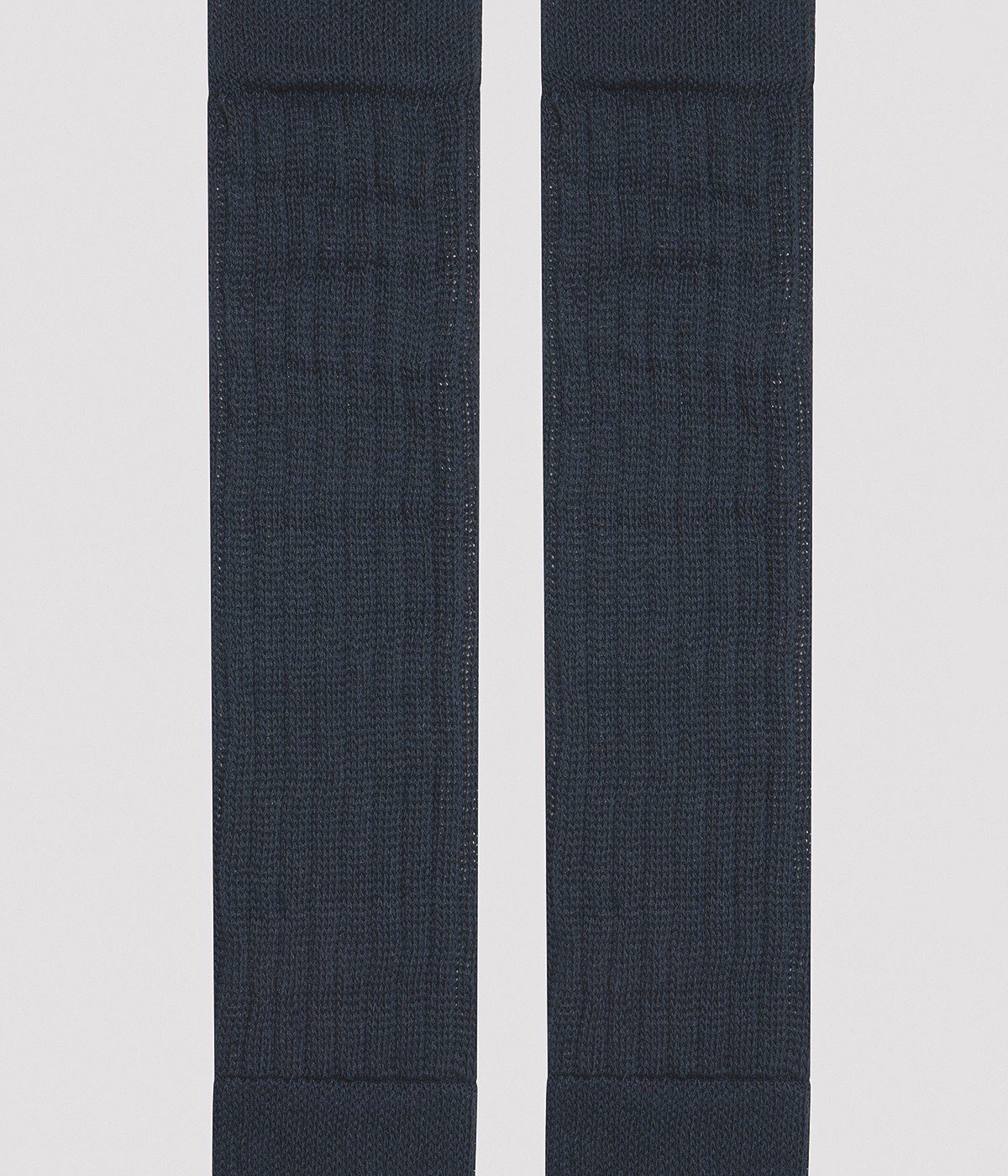 Ribbed Navy Socks
