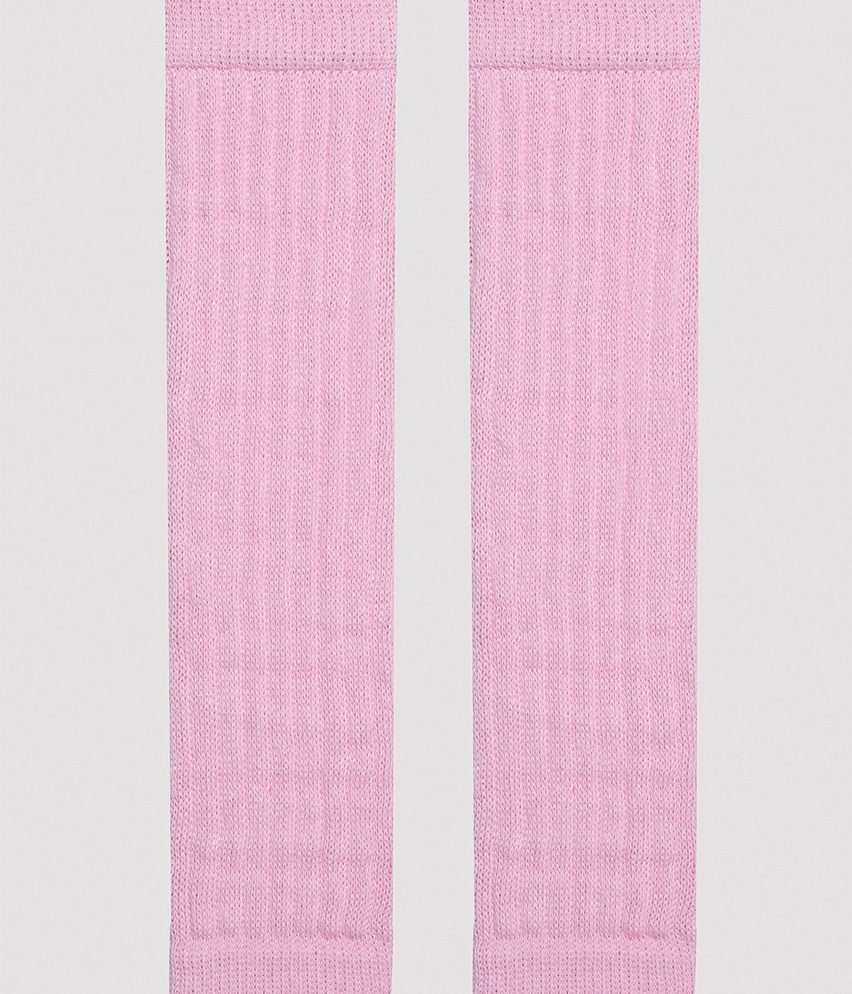 Ribbed Pink Socks