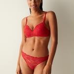 Cosy Lace Red Bra