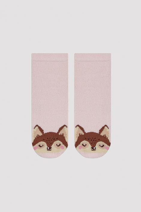 Girls Raccoon and Fox 4in1 Socks