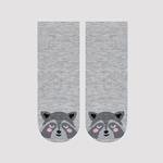 Girls Raccoon and Fox 4in1 Socks