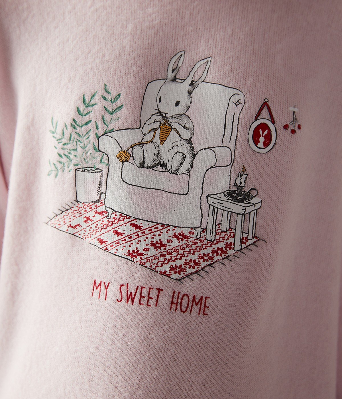 Girl Sweet Home Long Sleeve Set Pijama