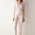 Bluza Pijama Joise Pink Printed