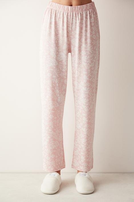 Pantaloni Pijama Joise Pink Printed