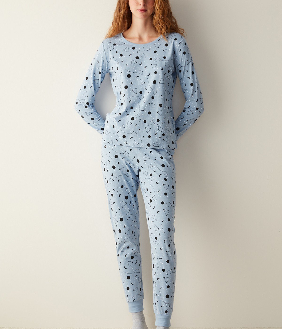 Set Pijama Fam Zodiac Blue