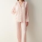 Set Pijama Josie Pink Printed LS