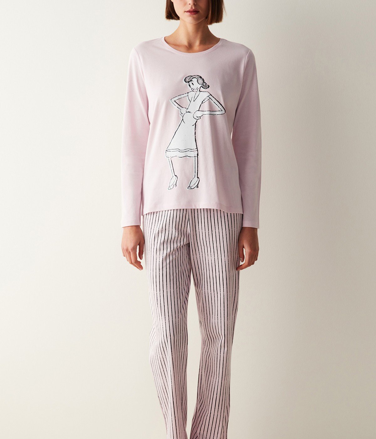 Set Pijama Safinaz Pink