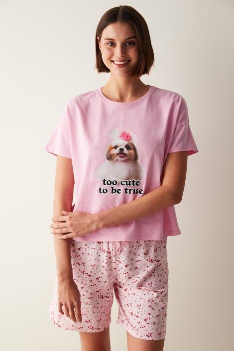 Pantaloni Pijama Think Pink Short