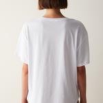 Side Split Active White T-Shirt