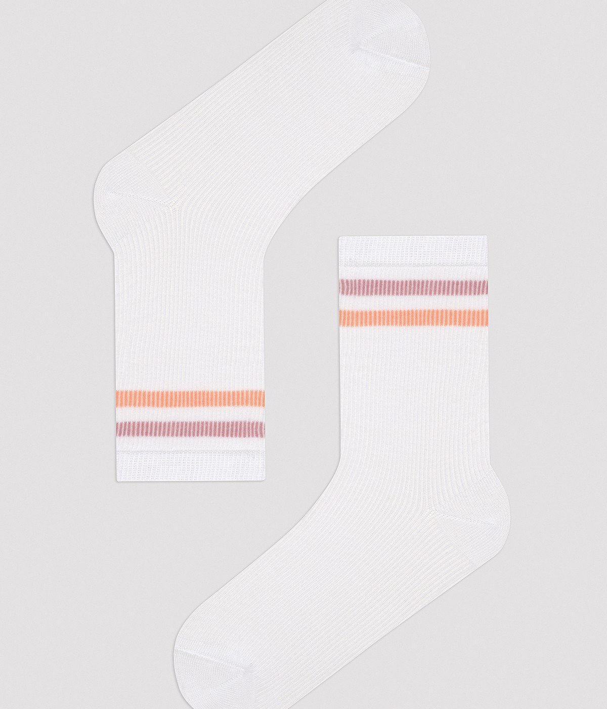 Colorful Stripe 2in1 Socket Çorap