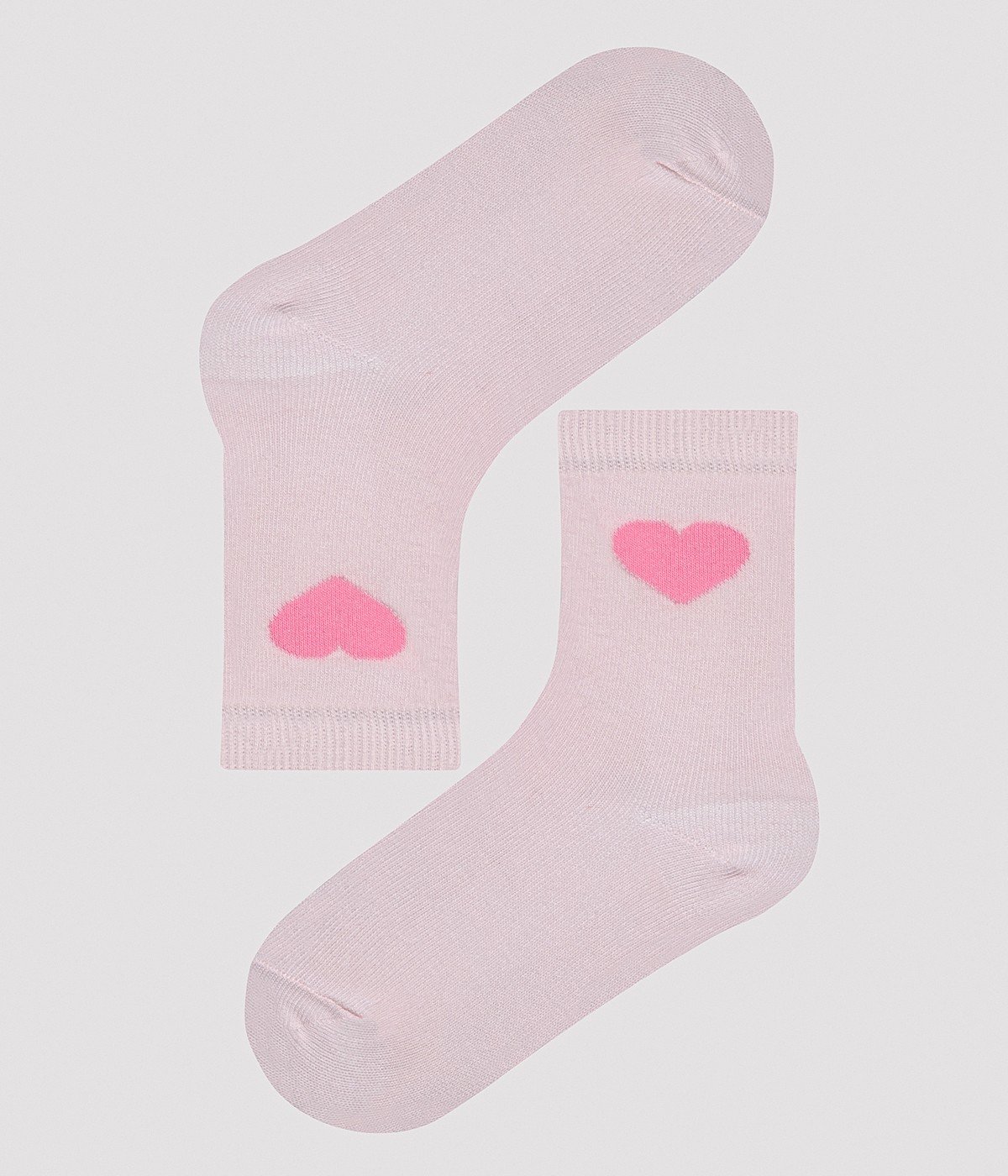 Kız Çocuk Colorful Heart 2li Soket Çorap