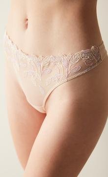 Broidery Thong