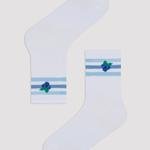 Blueberry Detailed Tennis Socket Socks