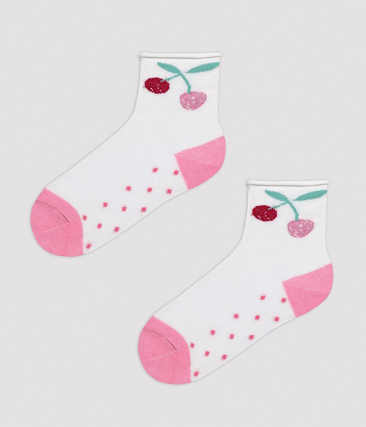 Kız Çocuk Strawberry 3lü Soket Çorap