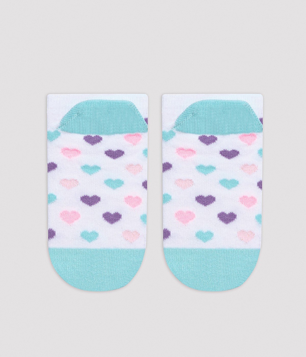 Girls Unicorn Heart 3in1 Liner Socks