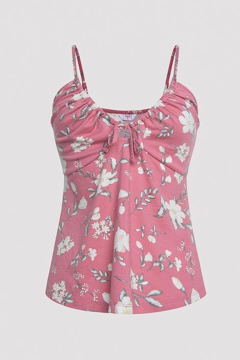 Bluza Pijama Floral Pink