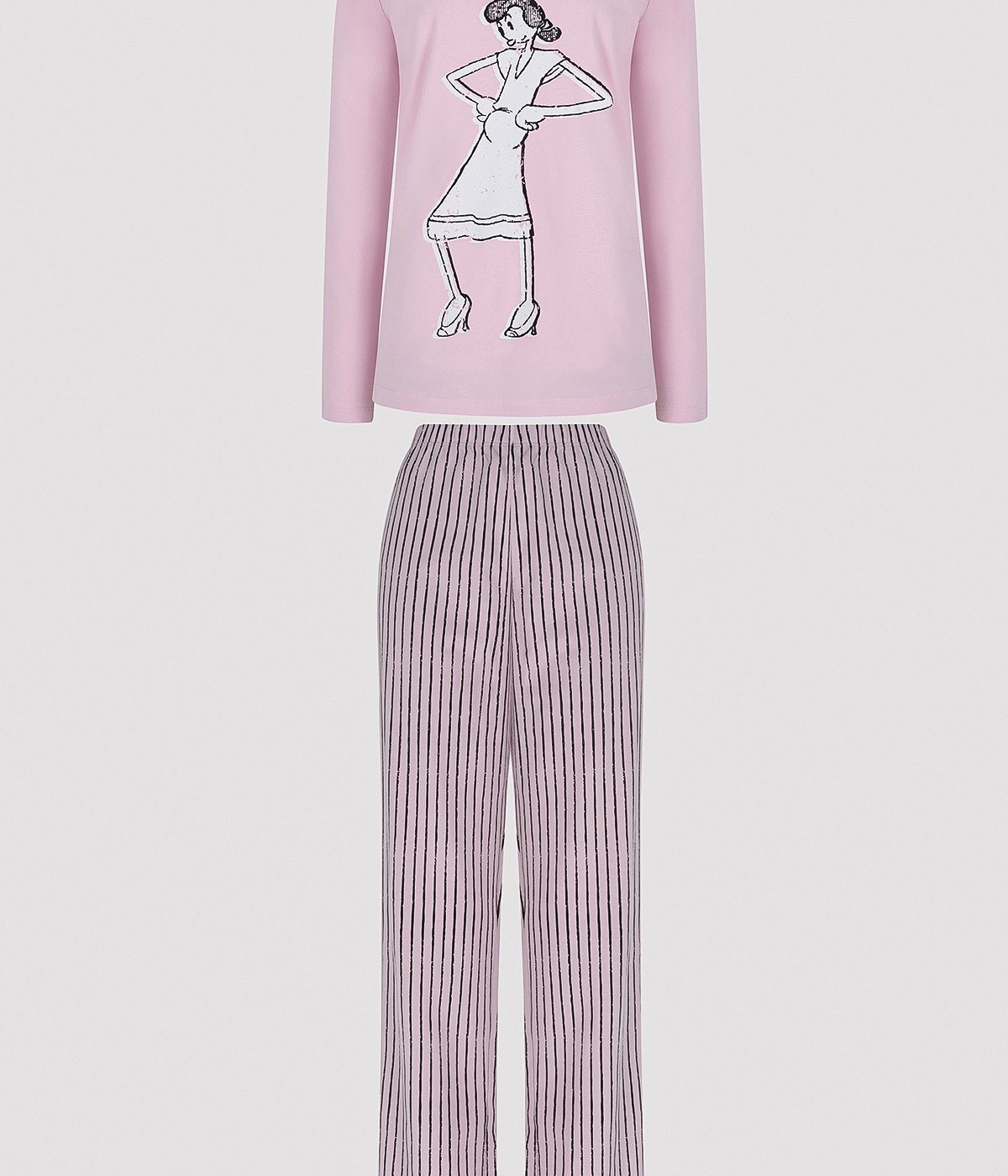 Set Pijama Safinaz Pink