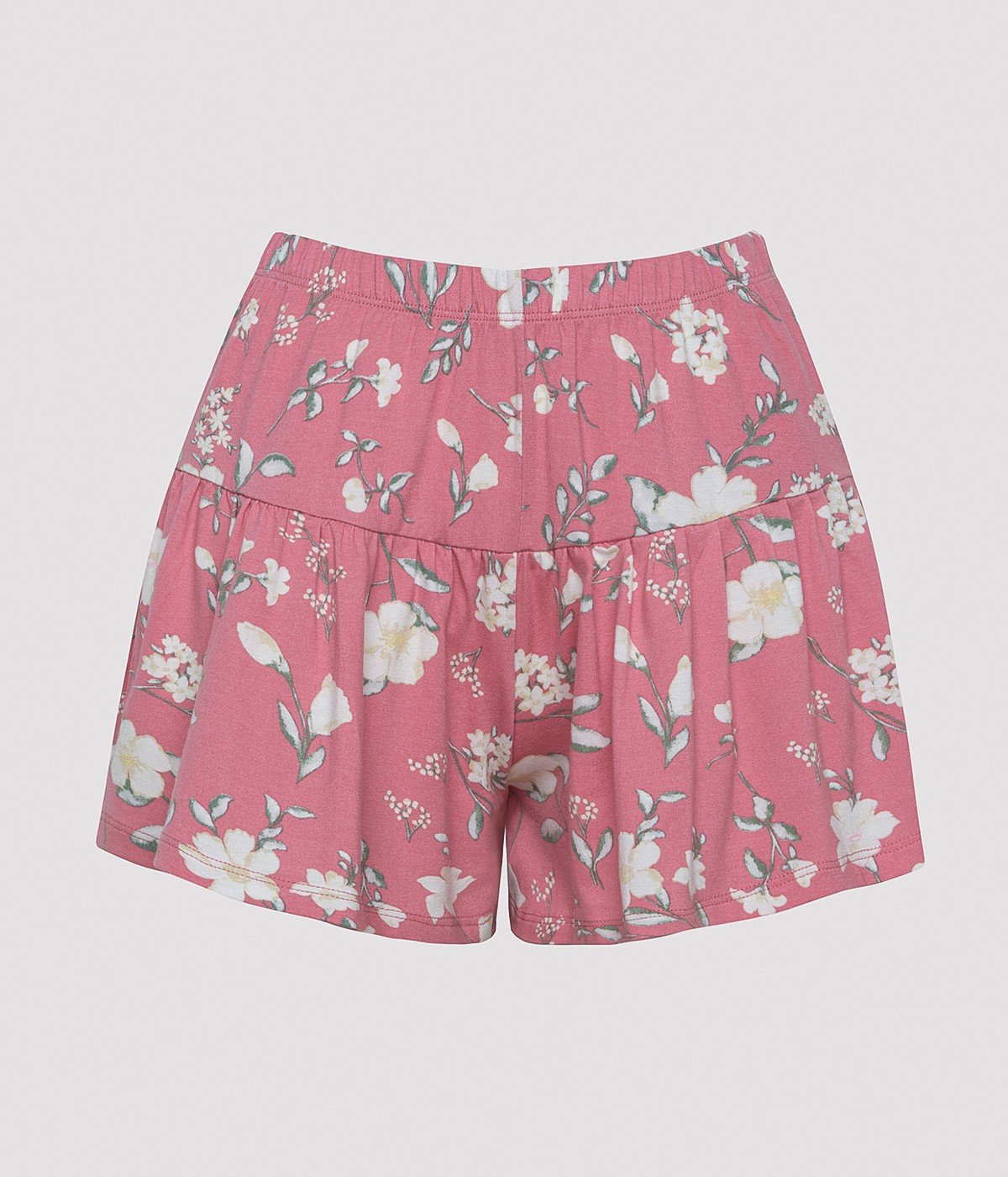 Floral Pink Short PJ Bottom
