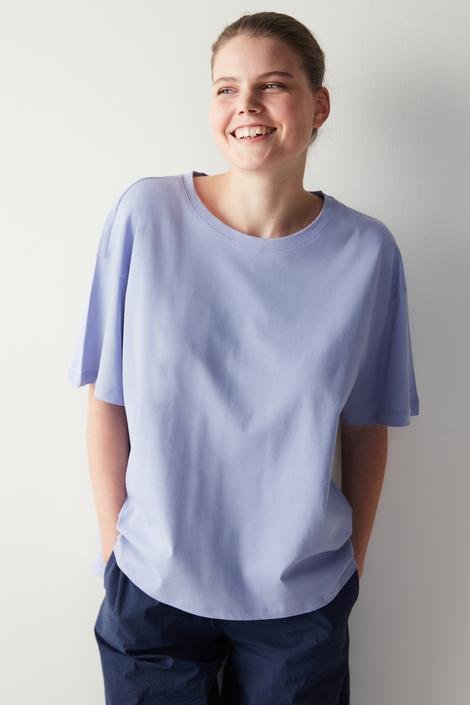Printed Lilac T-Shirt