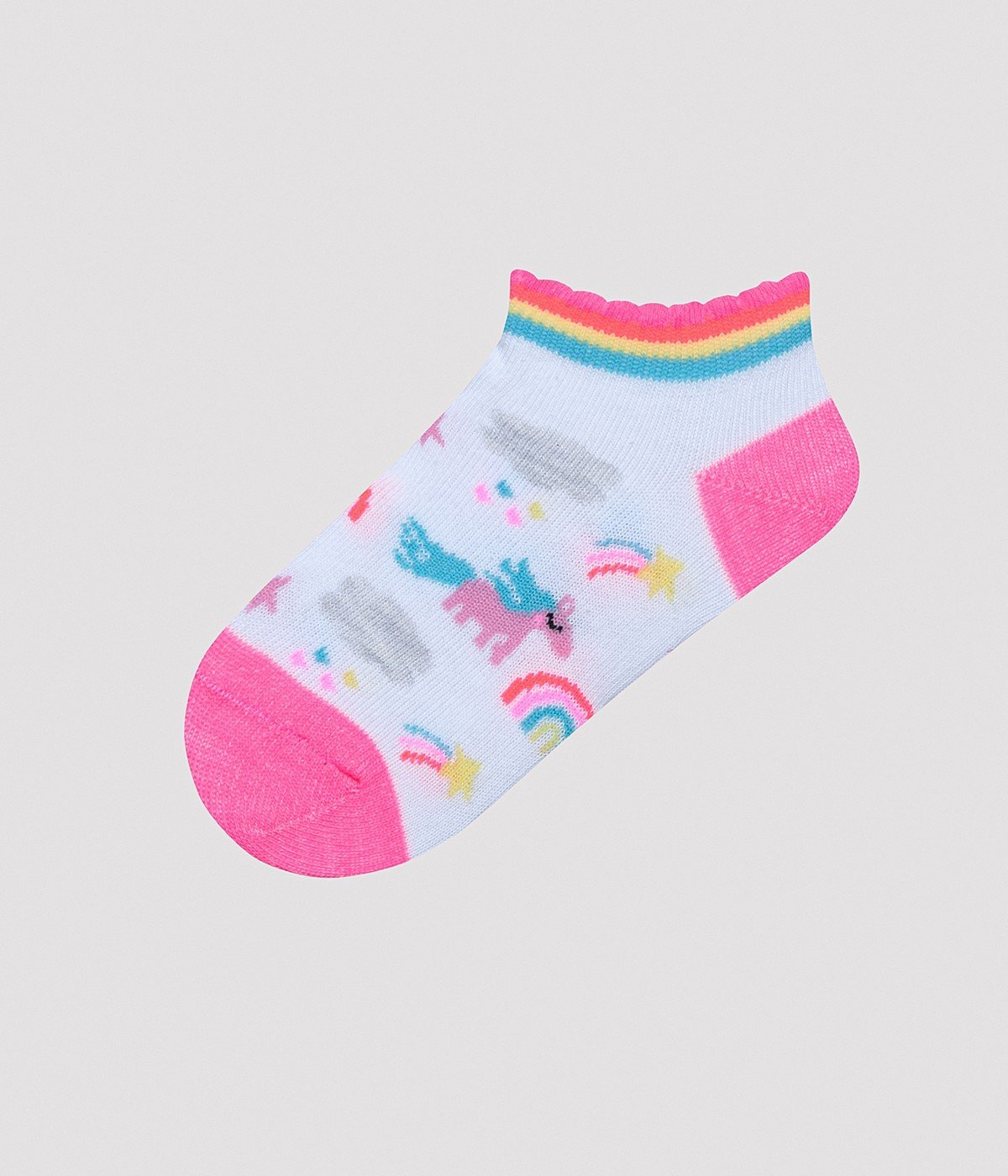 Girls Rainbow 4in1 liner Socks