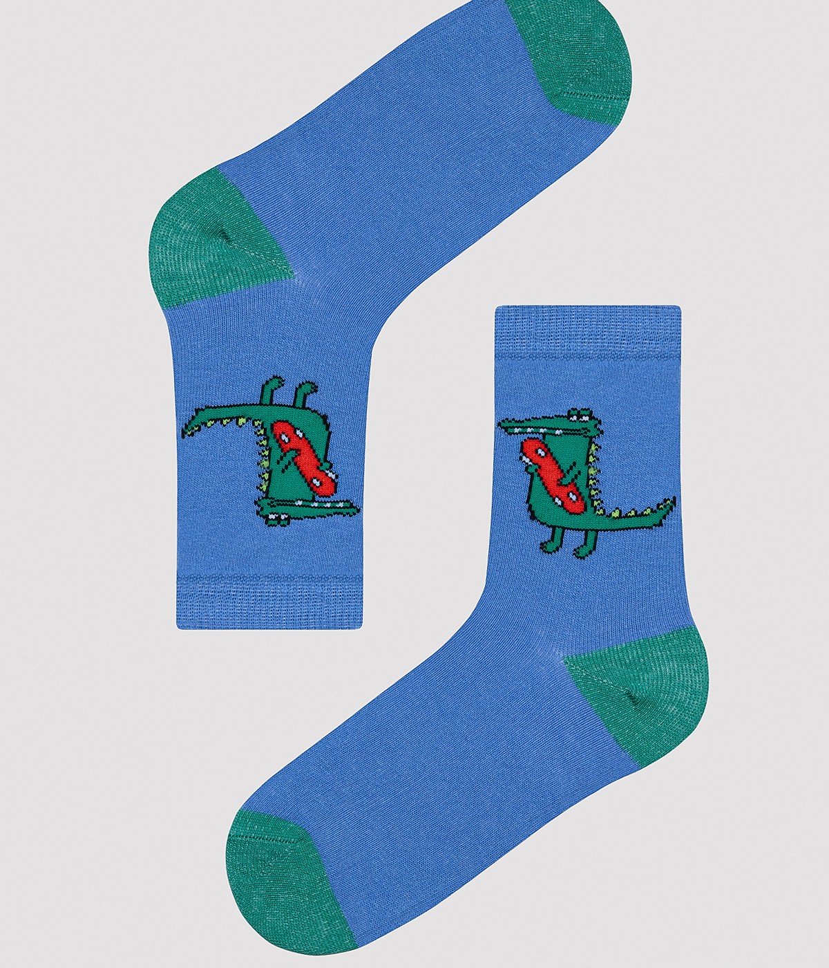 Boys Crocodile 4in1 Socket Socks