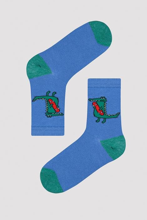 Boys Crocodile 4in1 Socket Socks