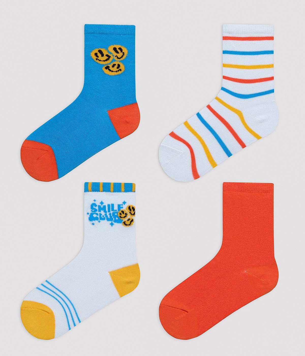 Boys Smile 4in1 Socket Socks