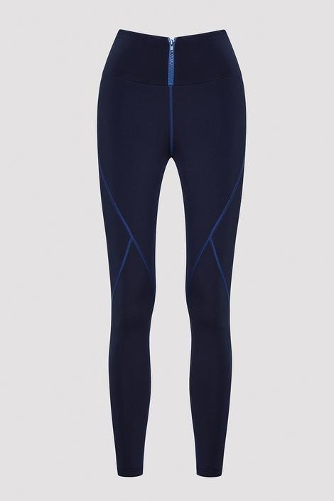 Colorful Stitched Navy Legging