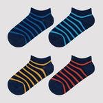 Boys Dark Lines 4in1 Liner Socks