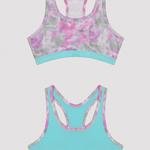 Girls Summer Colors 2in1 Sports Top